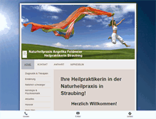Tablet Screenshot of naturheilpraxis-feldmeier.de